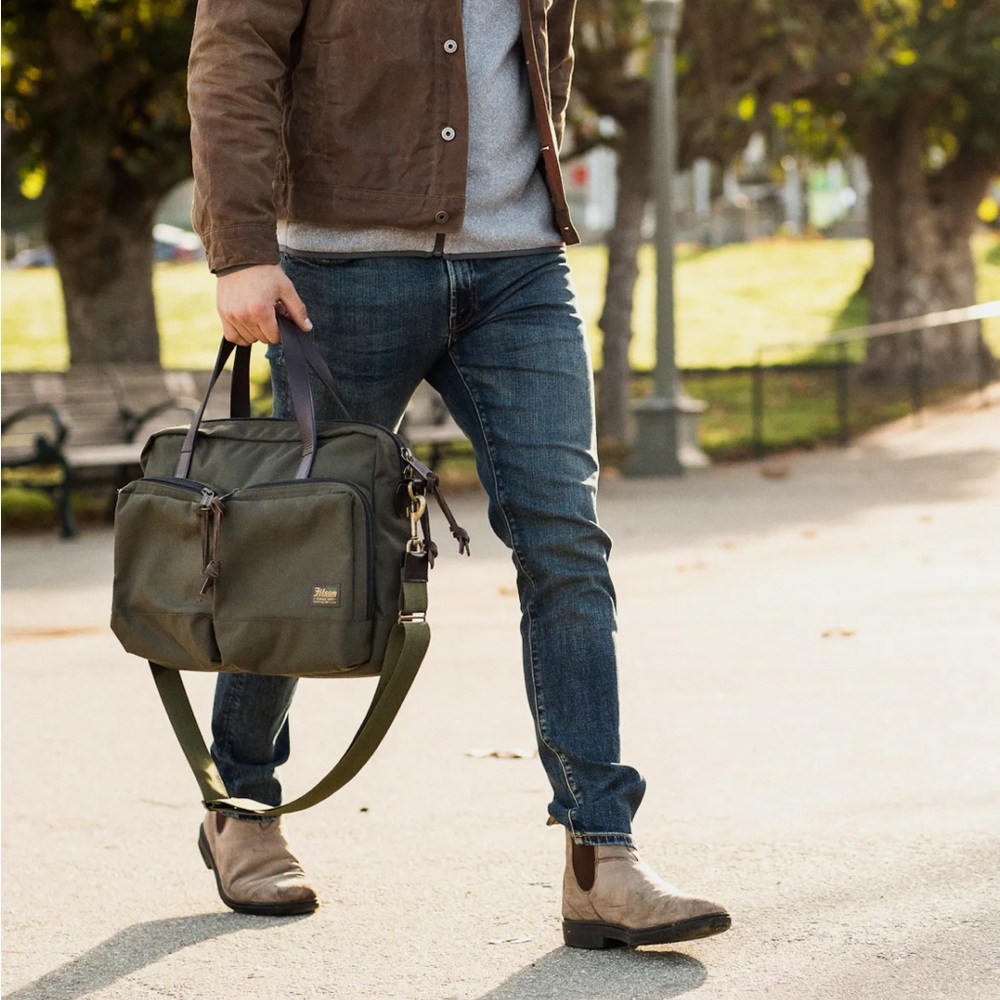 Filson Briefcase in Otter Green